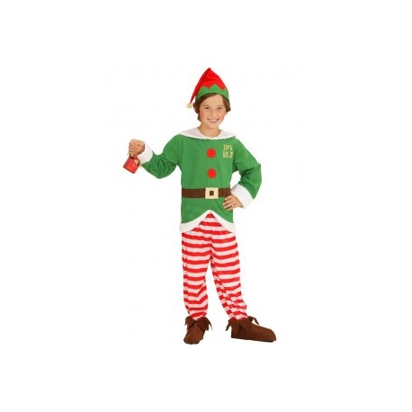 Costume da Elfo Aiutante di Babbo Natale per Bambini Shop