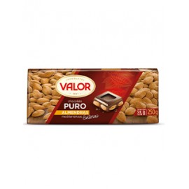 17 Tabletas Chocolate Valor Chocolate Puro Almendras