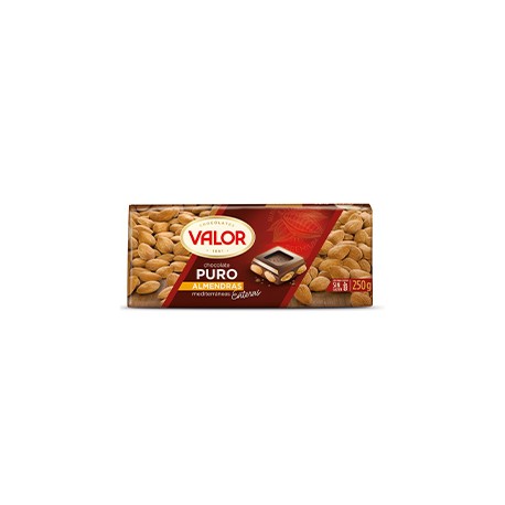 17 Tabletas Chocolate Valor Chocolate Puro Almendras