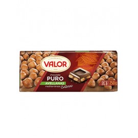 19 Tabletas Chocolate Valor Chocolate Puro Avellanas