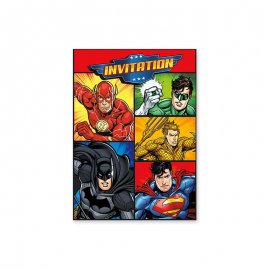 Invito compleanno Justice League