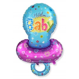 Palloncino Baby Shower Ciuccio Bimbo 101 x 58 cm