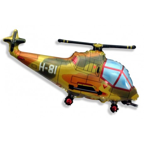 Palloncino Elicottero Militare 96 x 57 cm