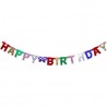 Bandierine Happy Birthday 16 x 166 cm