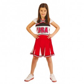 Costume da Cheerleader Americana per Bambina Economico