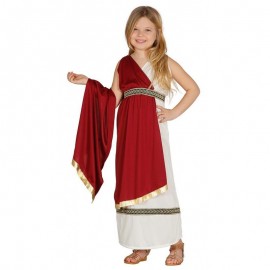 Costume da Romana con Mantello Rosso Shop