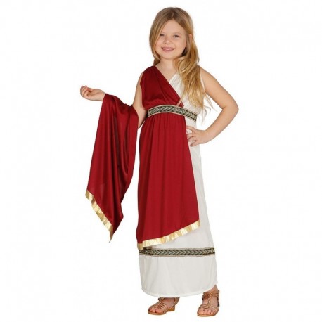 Costume da Romana con Mantello Rosso Shop