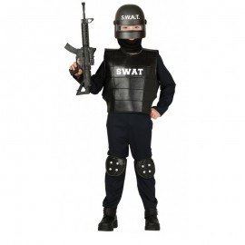 Costume da Agente di Polizia S.W.A.T. per bambini