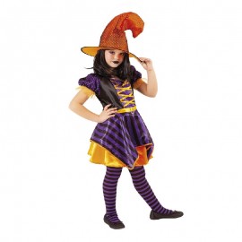 Costume da Strega Arancione Bambina Shop