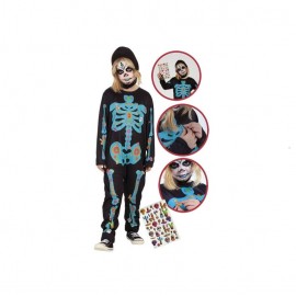 Costume di Catrina con Adesivi Bambina Shop