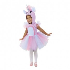 Costume da Unicorno Pastello Ecopack per Bambini Economico
