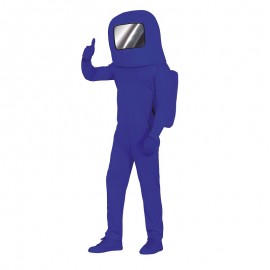 Economico Costume Astronauta Blu Adulto