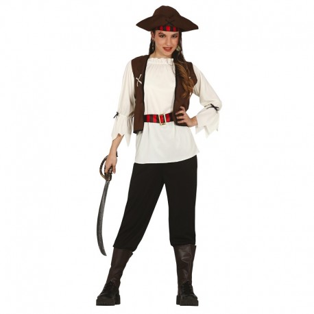 Economico Costume Piratessa dei Mari Bambina