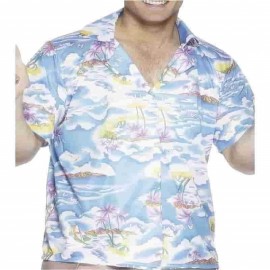 Camicia Hawaiana Azzurra in Vendita