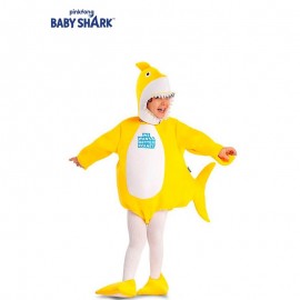 Costume da Baby Shark Giallo Bebè Economico
