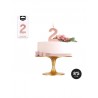 Candela Compleanno N 2 Metallizzata 8,5 cm Prezzi