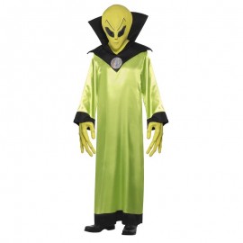 Costume da Lord Alieno Verde Economico