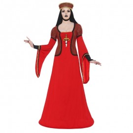 Costume Dama Assassina Rosso Economico