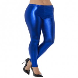 Leggings Metallici Blu stock