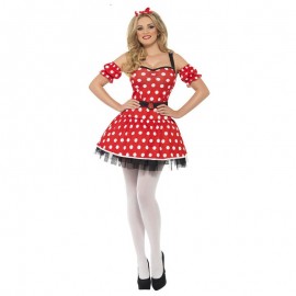 ▷ Costume Minnie Mouse Fancy per Donna