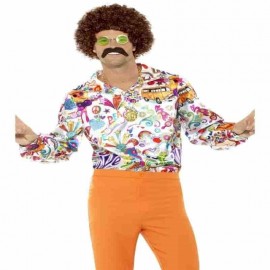 Camicia Hippie Multicolor Uomo store