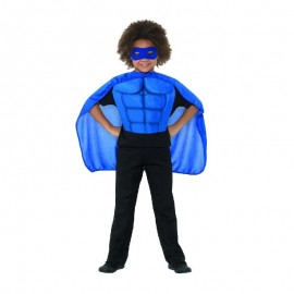 Kit da Supereroe Azzurro Bambini 