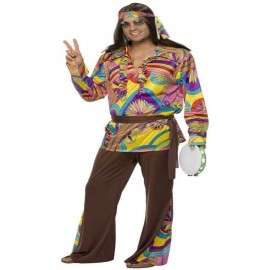 Costume da Hippie Multicolor Uomo store