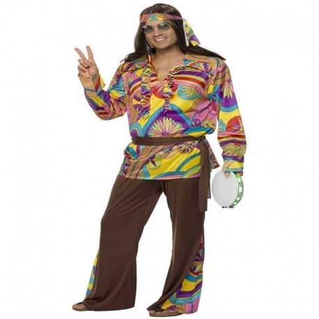 Costume da Hippie Multicolor Uomo store