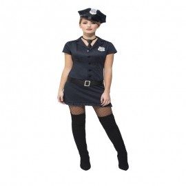 Costume da Poliziotta Nero shop