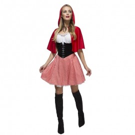 Costume Cappuccetto Rosso con Corsetto Economico