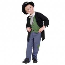 Costume da Vittoriano Nero Bambino Online