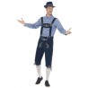 Costume Bavarese Tradizionale Blu Uomo Economico
