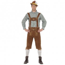 Costume Bavarese Tradizionale Verde Uomo in Offerta 