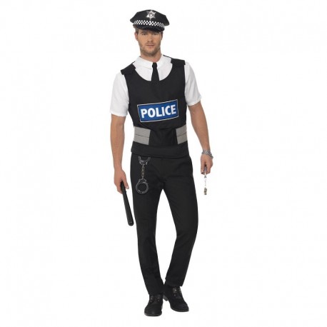 Costume Kit Polizia Nero Online