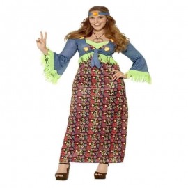Costume da Hippie Donna Multicolor online