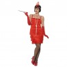 Costume da Flapper Rosso Online 