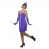 Costume da Flapper Viola in Offerta 