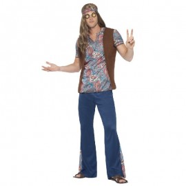Costume da Hippie Orion Blu Online
