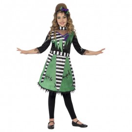 Costume Frankestein Verde Ragazza Online