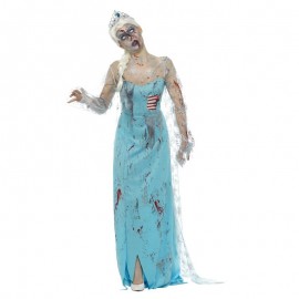 Costume da Principessa Zombie Blu Online