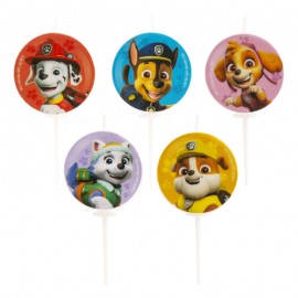 5 candele Paw Patrol 3 cm