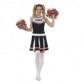 Costume da Cheerleader Nero Online