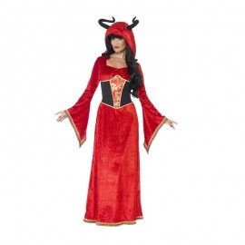 Costume da Regina dei Demoni Rosso Donna Economico