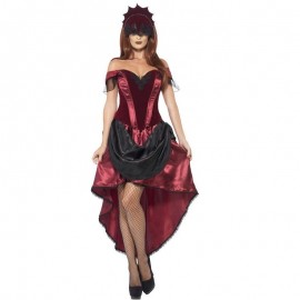 Costume Veneziano Rosso Donna Economico