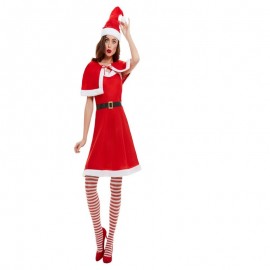 Costume da Signorina Natale Rosso in Offerta