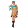 Costume da Indiano Blue e Marrone Donna Online