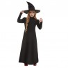 Costume da Strega Malvagia Nero Bambina Economico