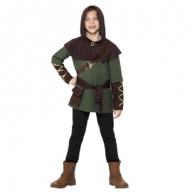 Costume da Robin Hood Marrone e Verde Bambino Online