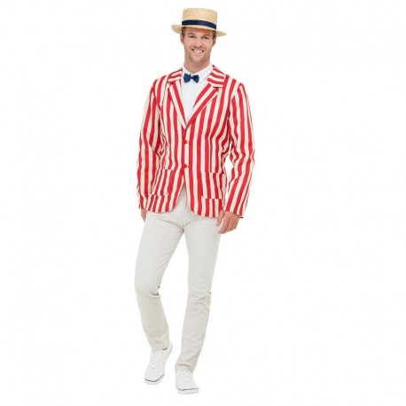 Costume da Barbiere Anni 20 Rosso e Crema Online