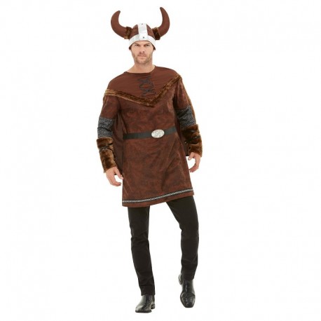 Costume da Barbaro Vichingo Marrone di Lusso Online